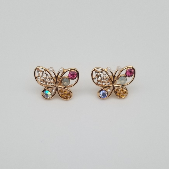 Jewelry - Butterfly Stud Earrings (NWOT)